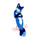 Blue Dog Fox Wolf Realistic Animal Mascot Costume Blue Dog Fox Wolf Realistic Animal Mascot Costume