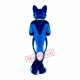 Blue Dog Fox Wolf Realistic Animal Mascot Costume Blue Dog Fox Wolf Realistic Animal Mascot Costume