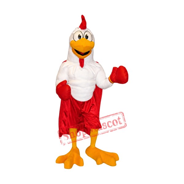 Boxer Chicken Mascot Costume