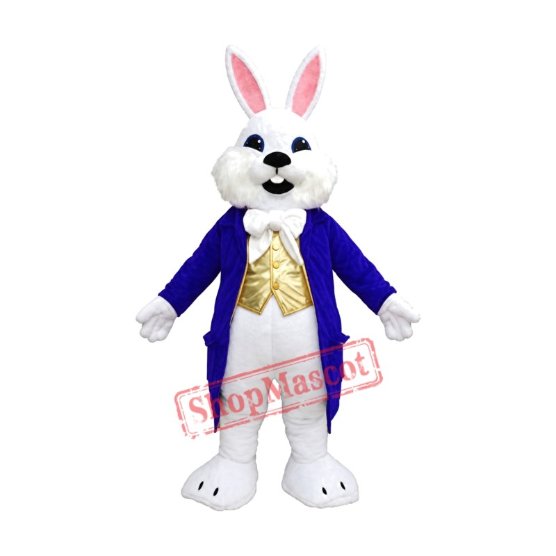 Blue Suit Easter Bunny Mascot Costume Available In US Warehouse Blue Suit Easter Bunny Mascot Costume Available In US Warehouse