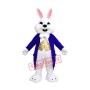 Blue Suit Easter Bunny Mascot Costume Available In US Warehouse