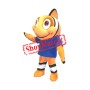 Superb Goldfish Mascot Costume