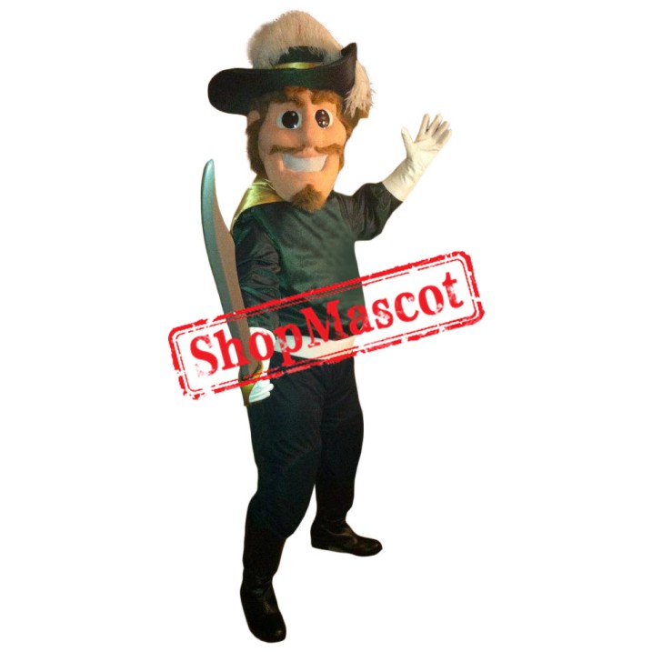 Superb Brave Cavalier Mascot Costume