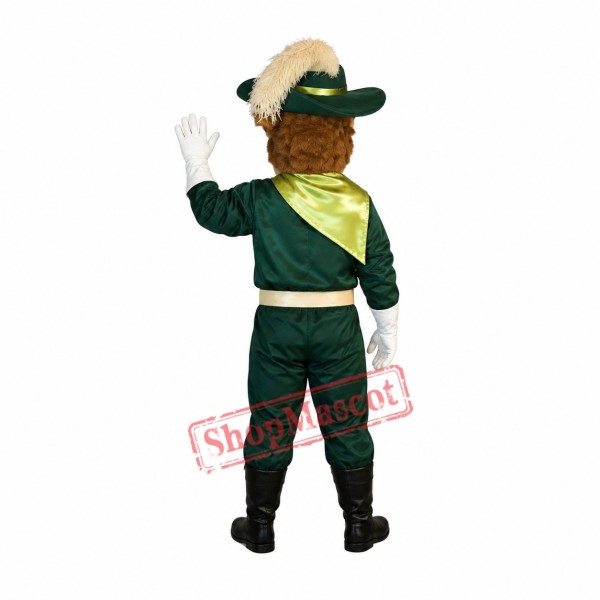Superb Brave Cavalier Mascot Costume