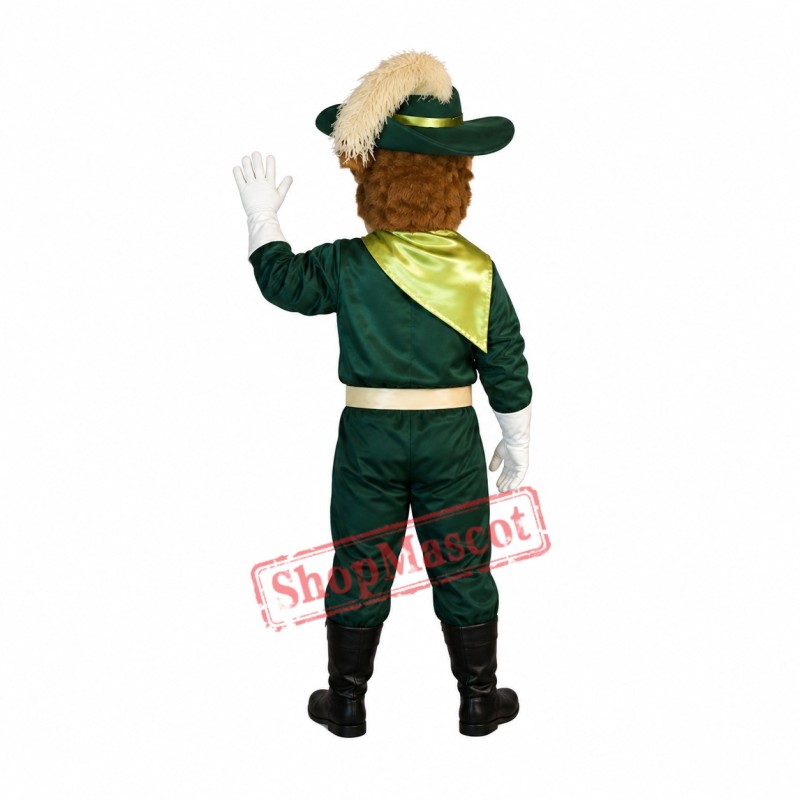 Superb Brave Cavalier Mascot Costume