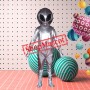 Alien Mascot Costume 