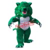 Fierce Green Wildcat Mascot Costume
