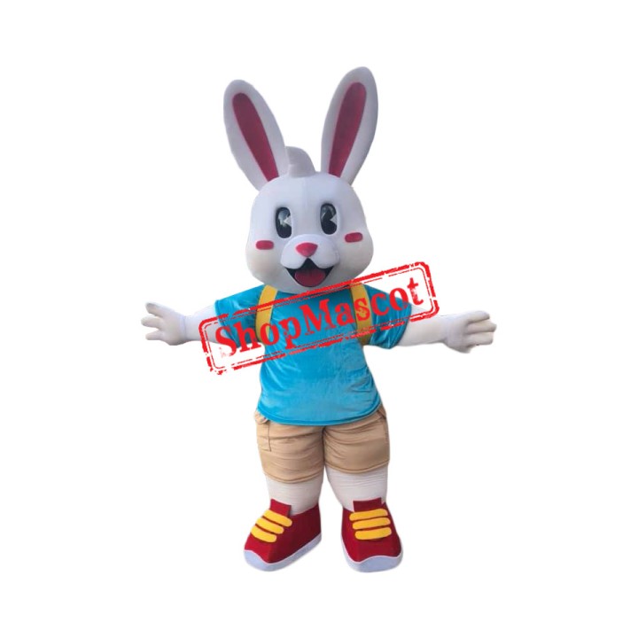 Lovely White Rabbit Mascot Costume
