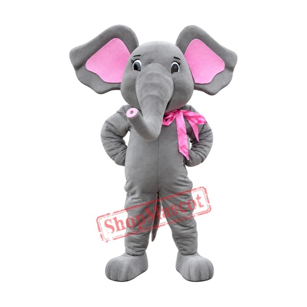 Lovely Realistic Elephant Mascot Costume Lovely Realistic Elephant Mascot Costume
