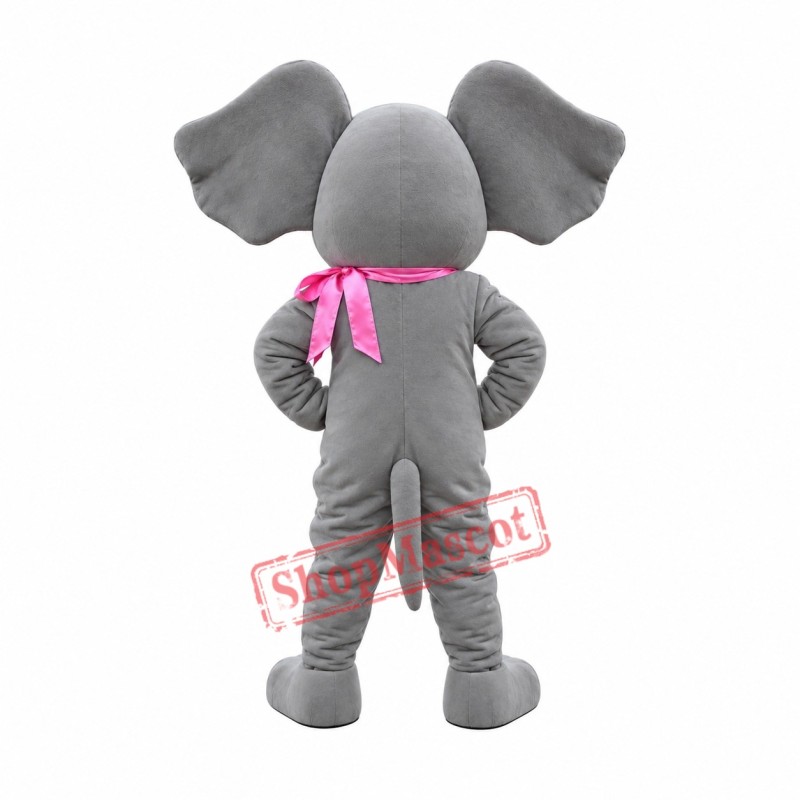 Lovely Realistic Elephant Mascot Costume