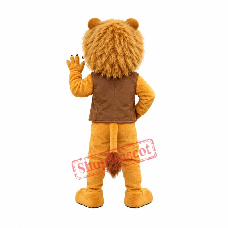 Superb Realistic Lion Mascot Costume