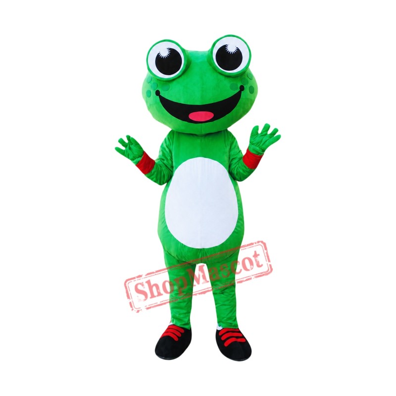 Cheap Cartoon Frog Mascot Costume