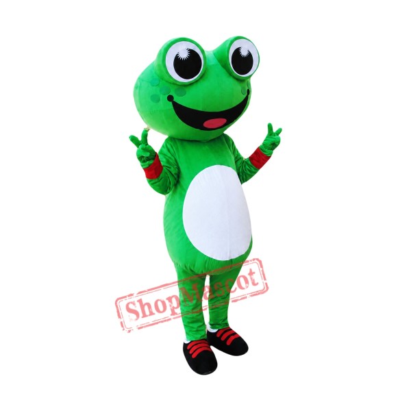 Cheap Cartoon Frog Mascot Costume Cheap Cartoon Frog Mascot Costume