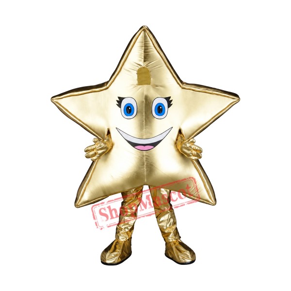 Top Quality Golden Star Mascot Costume