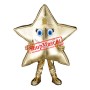 Top Quality Golden Star Mascot Costume
