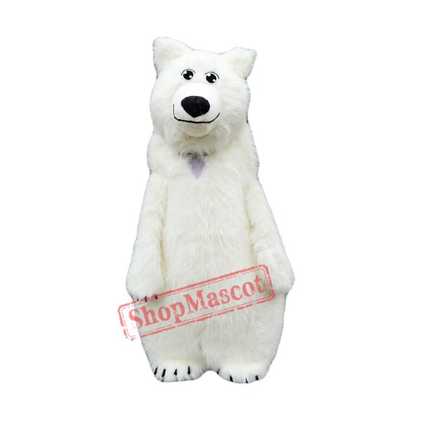 Super Cute Polar Bear Mascot Costume Super Cute Polar Bear Mascot Costume