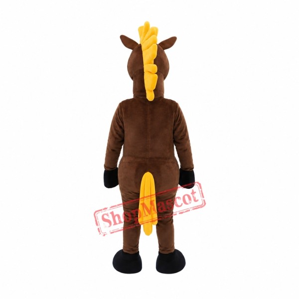 Super Cute Horse Mascot Costume Super Cute Horse Mascot Costume