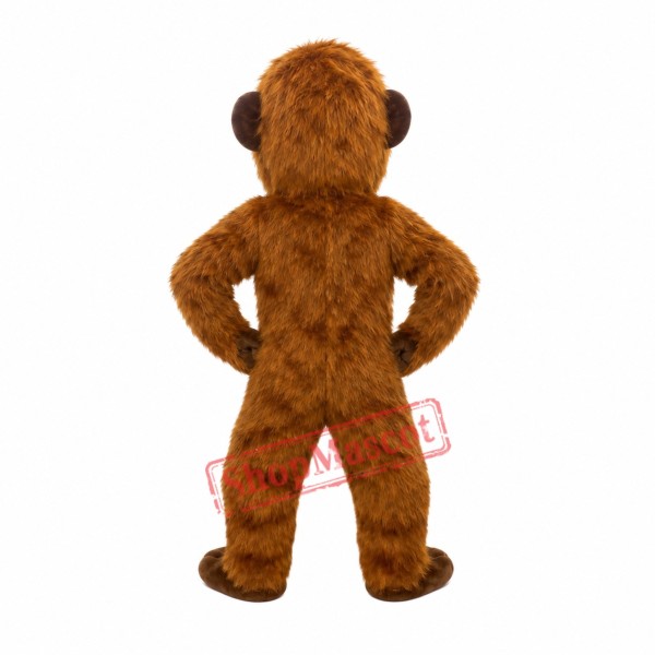 High Quality Brown Monkey Mascot Costume