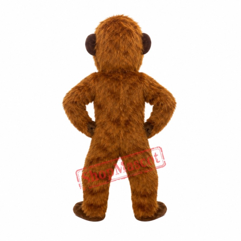 High Quality Brown Monkey Mascot Costume