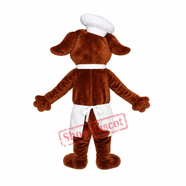 High Quality Chef Dog Mascot Costume High Quality Chef Dog Mascot Costume