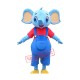 Little Blue Elephant Mascot Costume