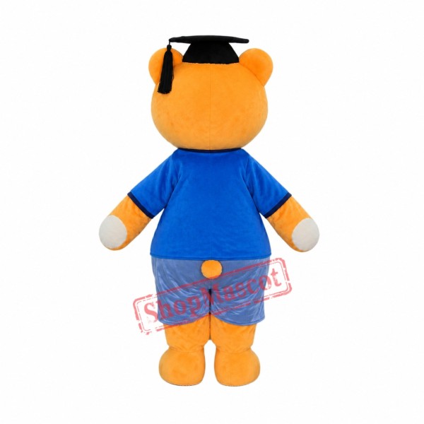 Graduation Doctor Bear Mascot Costume Graduation Doctor Bear Mascot Costume