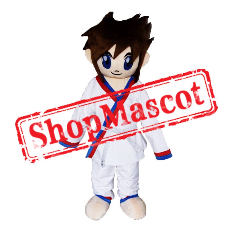 Taekwondo Boy Mascot Costume