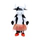 Ballet Dress Cow Mascot Costume
