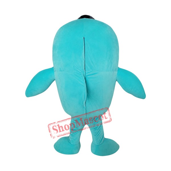 Cheap Blue Lightweight Dolphin Mascot Costume Cheap Blue Lightweight Dolphin Mascot Costume