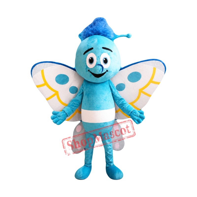 Blue Lightweight Butterfly Mascot Costume Blue Lightweight Butterfly Mascot Costume