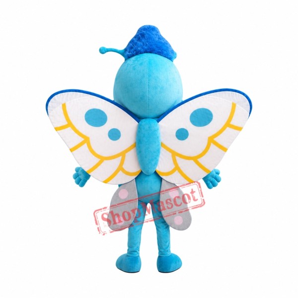 Blue Lightweight Butterfly Mascot Costume Blue Lightweight Butterfly Mascot Costume