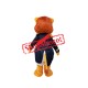 Badge Soldier Lion Mascot Costume