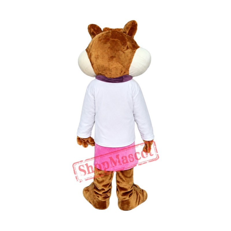 Lady Chipmunk Mascot Costume