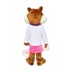 Lady Chipmunk Mascot Costume