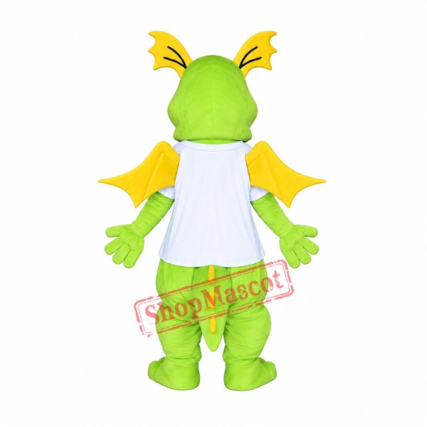 Happy Lightweight Green Dragon Mascot Costume Free Shipping Happy Lightweight Green Dragon Mascot Costume Free Shipping