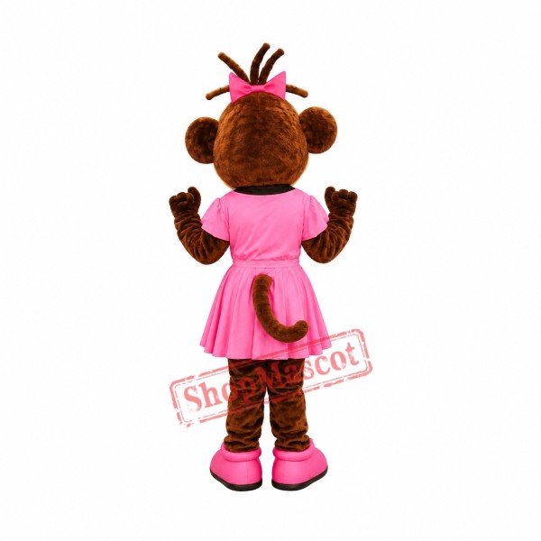 Female Monkey Mascot Costume Female Monkey Mascot Costume