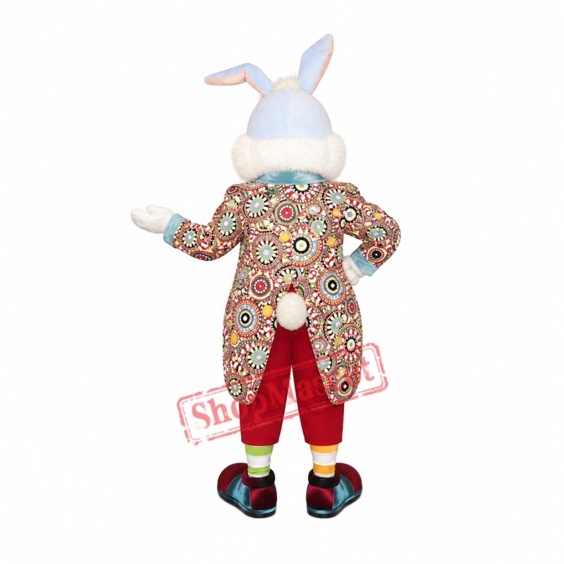 Red Nose Rabbit Mascot Costume Red Nose Rabbit Mascot Costume