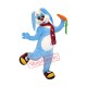 Blue Lightweight Rabbit Mascot Costume Blue Lightweight Rabbit Mascot Costume