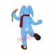 Blue Lightweight Rabbit Mascot Costume Blue Lightweight Rabbit Mascot Costume