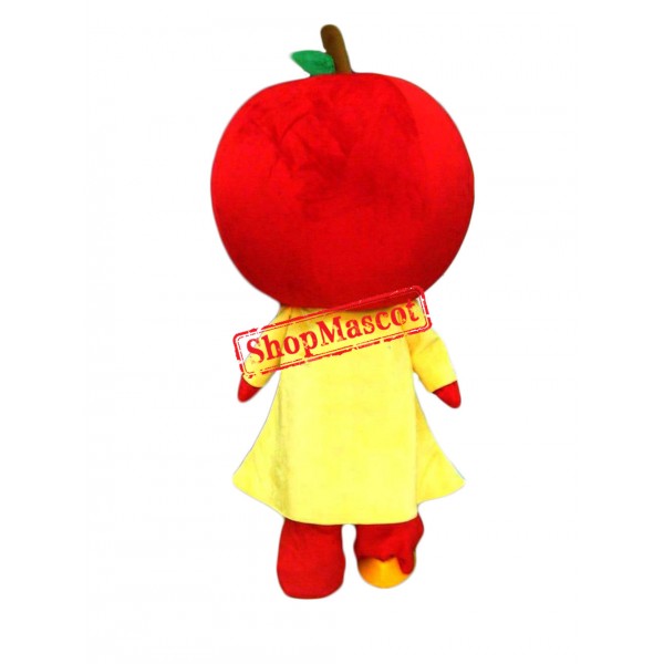 Smile Red Apple Mascot Costume