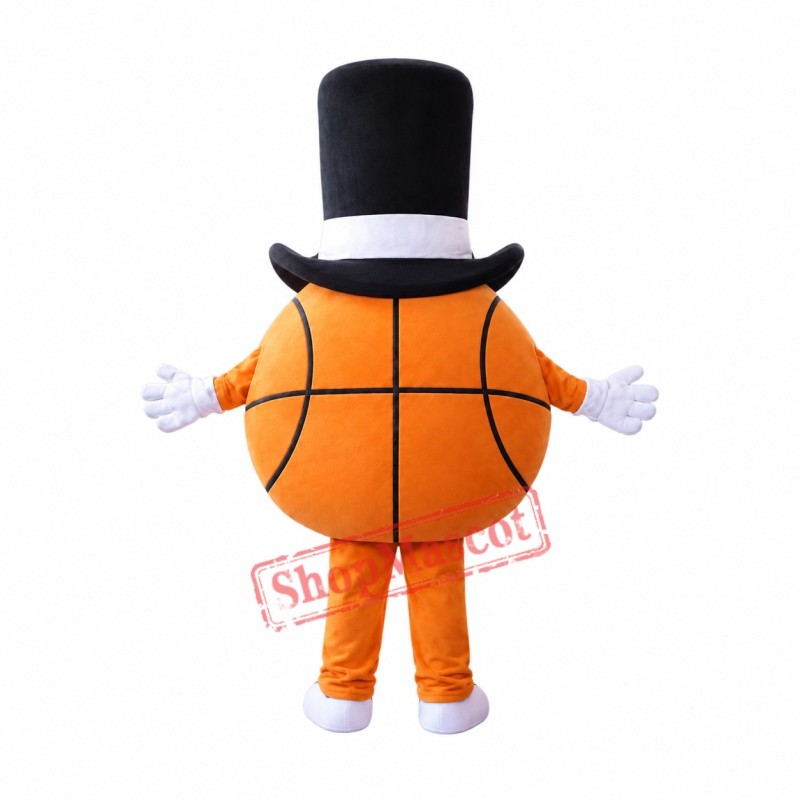 Happy Lightweight Basketball Mascot Costume Happy Lightweight Basketball Mascot Costume
