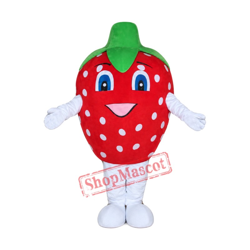 Happy Lightweight Strawberry Mascot Costume