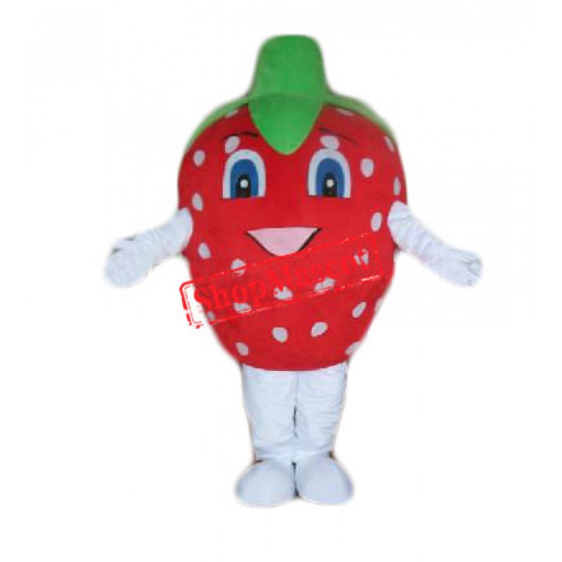 Happy Lightweight Strawberry Mascot Costume