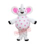 Pink Spotted Mascot Costume