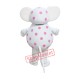 Pink Spotted Mascot Costume Pink Spotted Mascot Costume