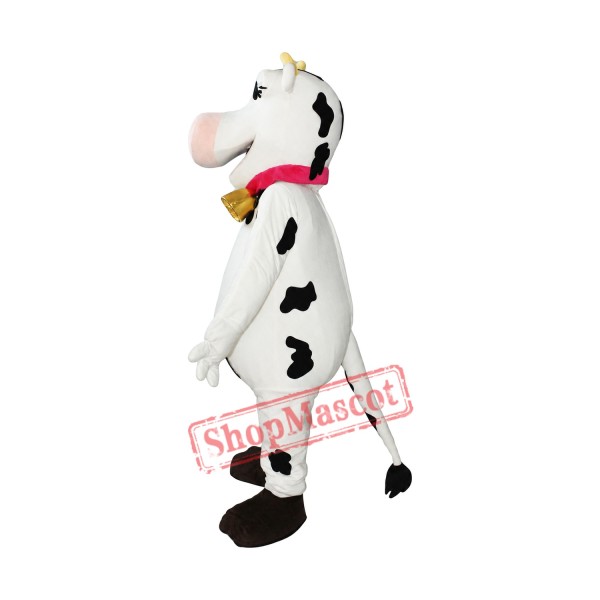 Happy Lightweight Milk Cow Mascot Costume