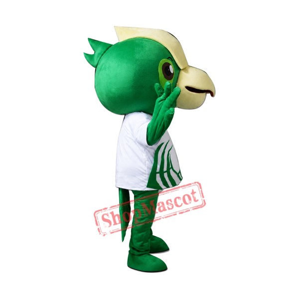 Green Lightweight Parrot Bird Mascot Costume