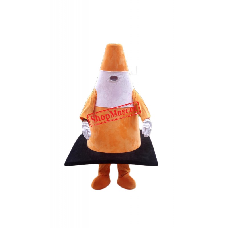 Traffic Cone Mascot Costume