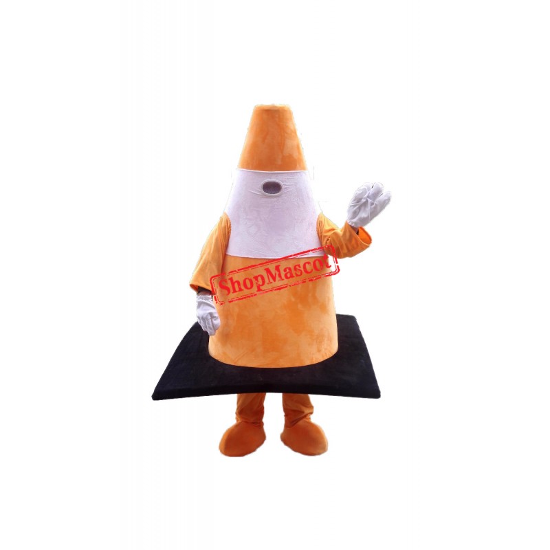 Traffic Cone Mascot Costume