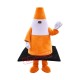 Traffic Cone Mascot Costume